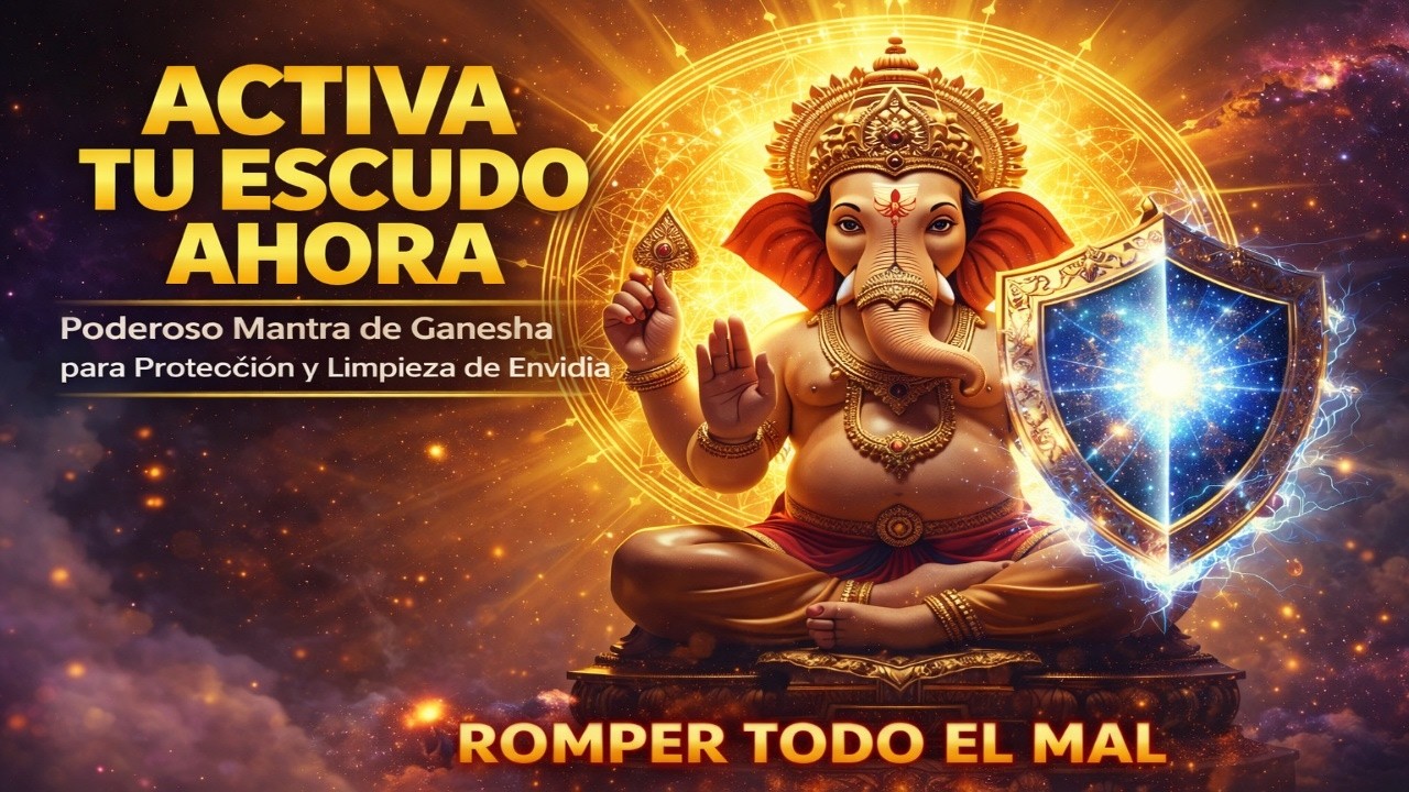 🧿 NADIE PUEDE CON TU PODER | Mantra de Ganesha para Cortar Envidia y Mal de Ojo HOY