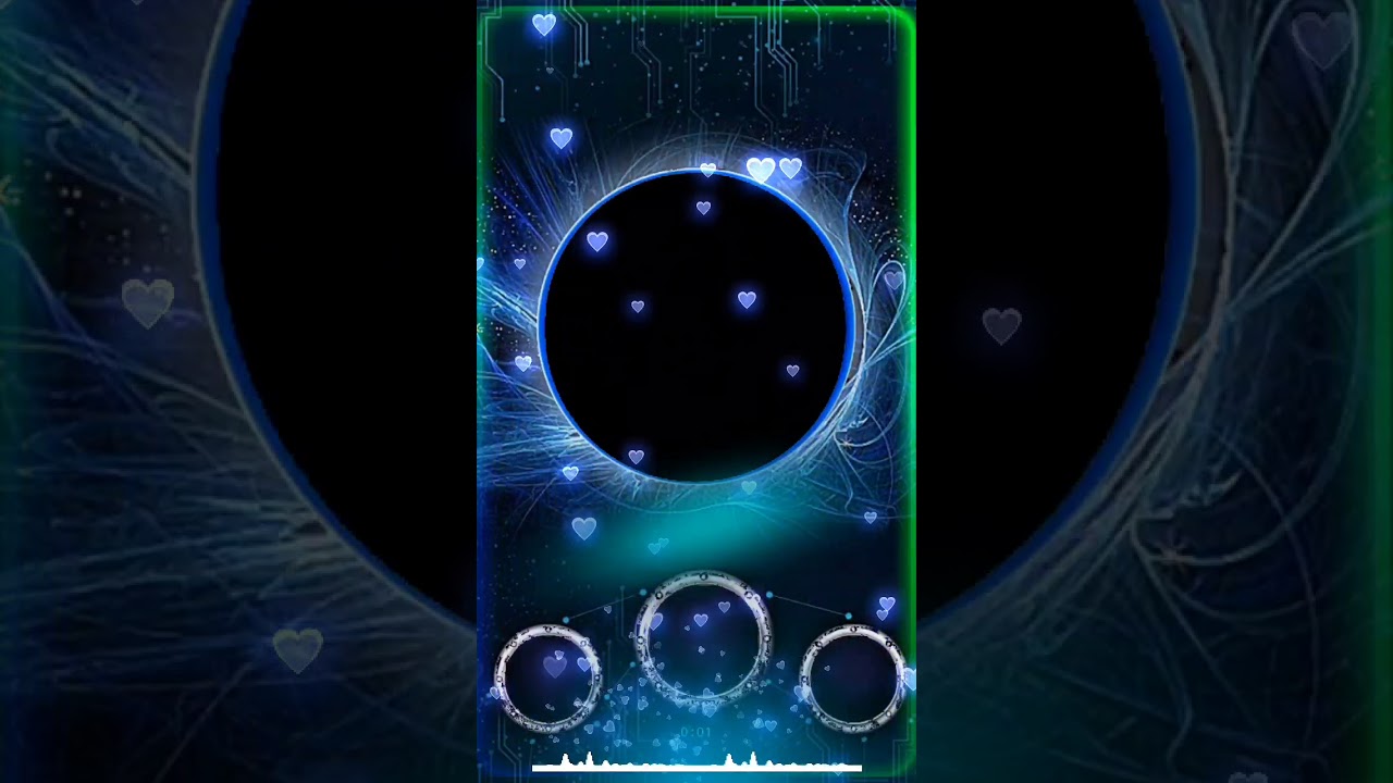 New Avee player template full screen in black screen