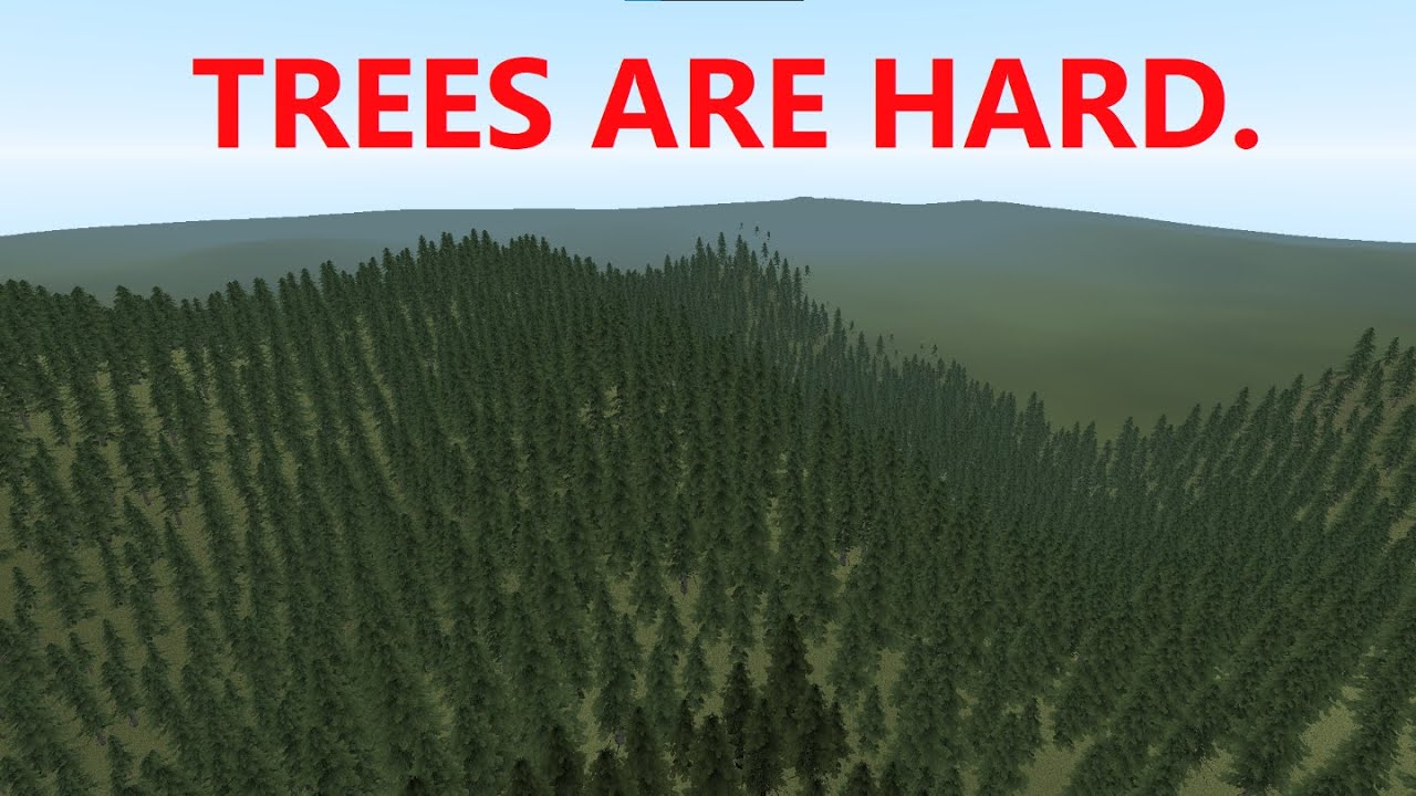 Procedural Terrain 6 - Trees.