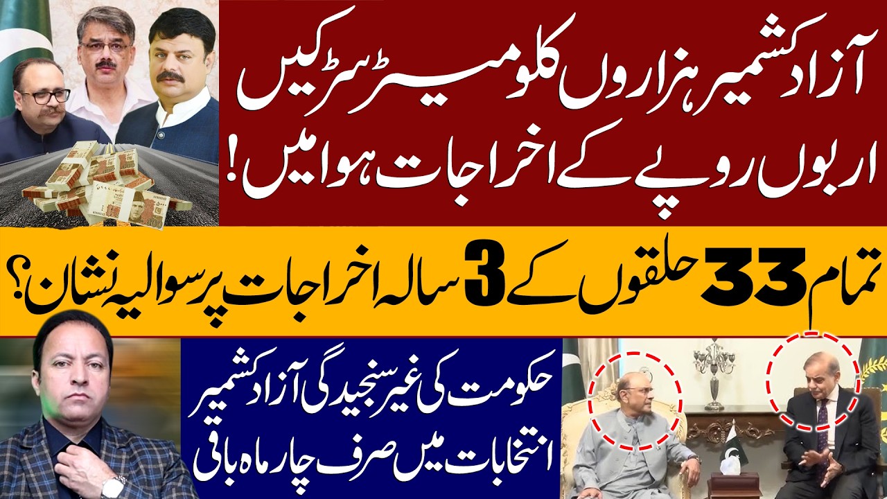 Azad Kashmir Development Funds Under Scrutiny | 3-Year Spending Report Before Elections
