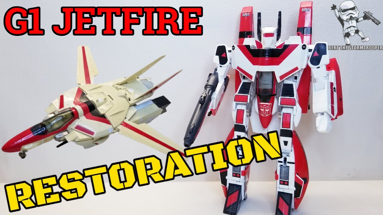 Transformers G1 JETFIRE RESTORATION! Bert The Stormtrooper Reviews!