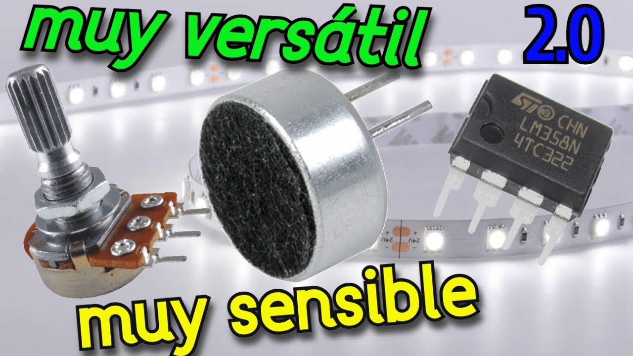 como HACER luces LEDs audioritmicas 2.0