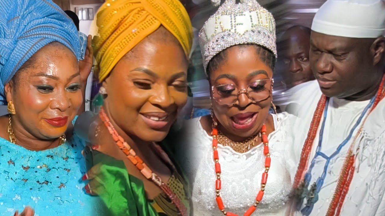 JOYFULLY! OLORI TEMITOPE, OLORI ASHLEY DANCE WITH IYALAJE OODUA AT OONI SISTER'S BDAY YEYE 1 PARTY 