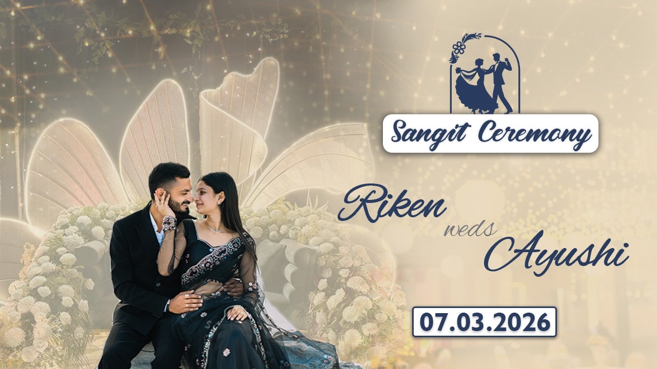 Live: Sangeet Ceremony | Riken Weds Ayushi