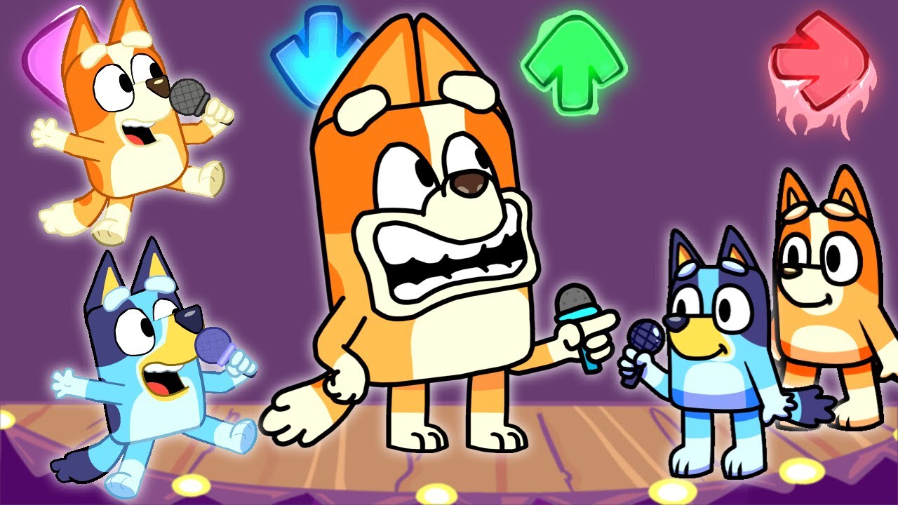FNF Character Test | Gameplay VS My Playground | Bluey, Bingo