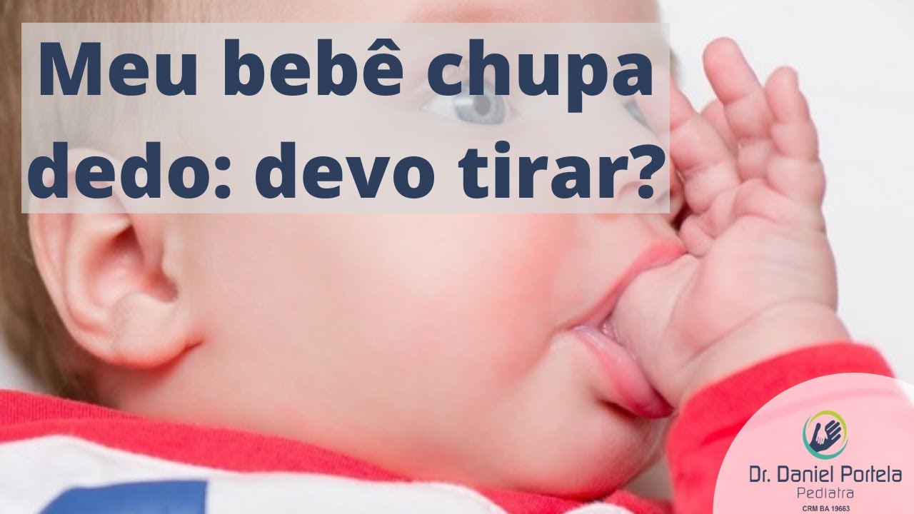 Meu bebê chupa dedo: devo tirar?