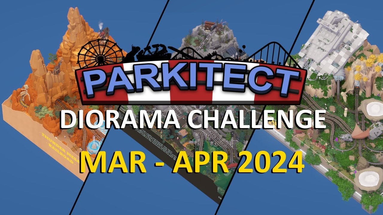 Выставка Parkitect Diorama Build Challenge, март-апрель 2024 г.