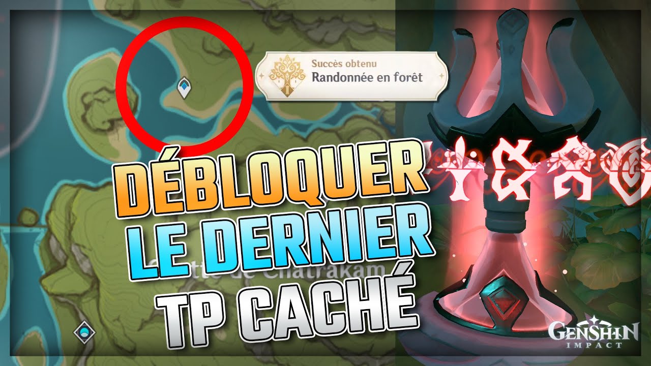 DÉBLOQUER le DERNIER TP CACHÉ de SUMERU | SELVE de LOKAPALA | Randonnée en forêt | Genshin Impact