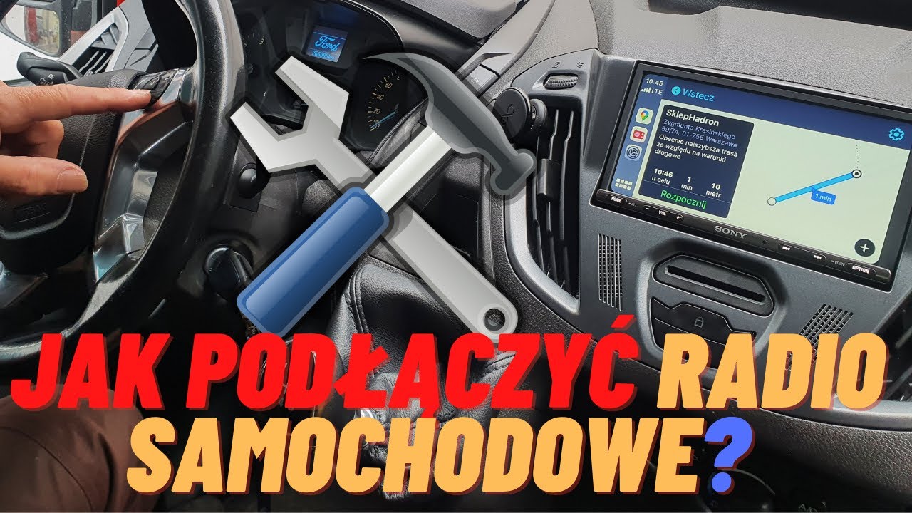 Podłączenie radia samochodowego 2 DIN (podłączenie w domu / opis przewodów / działanie bez zapłonu)