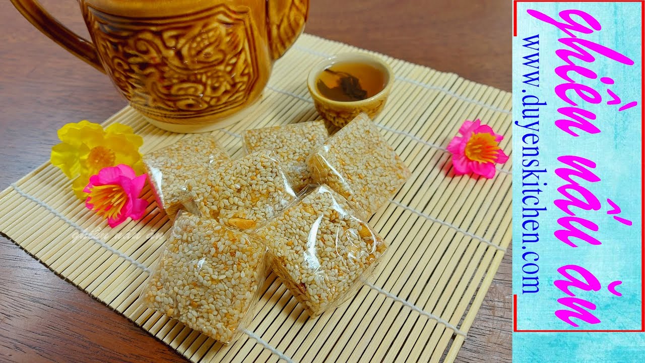 Cách Làm Kẹo Mè Xửng Sao Cho Dẻo Mềm By Duyen's Kitchen | Ghiền nấu ăn