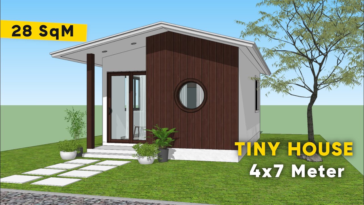 Efficient Living: 4x7m Tiny House (28 Sqm)