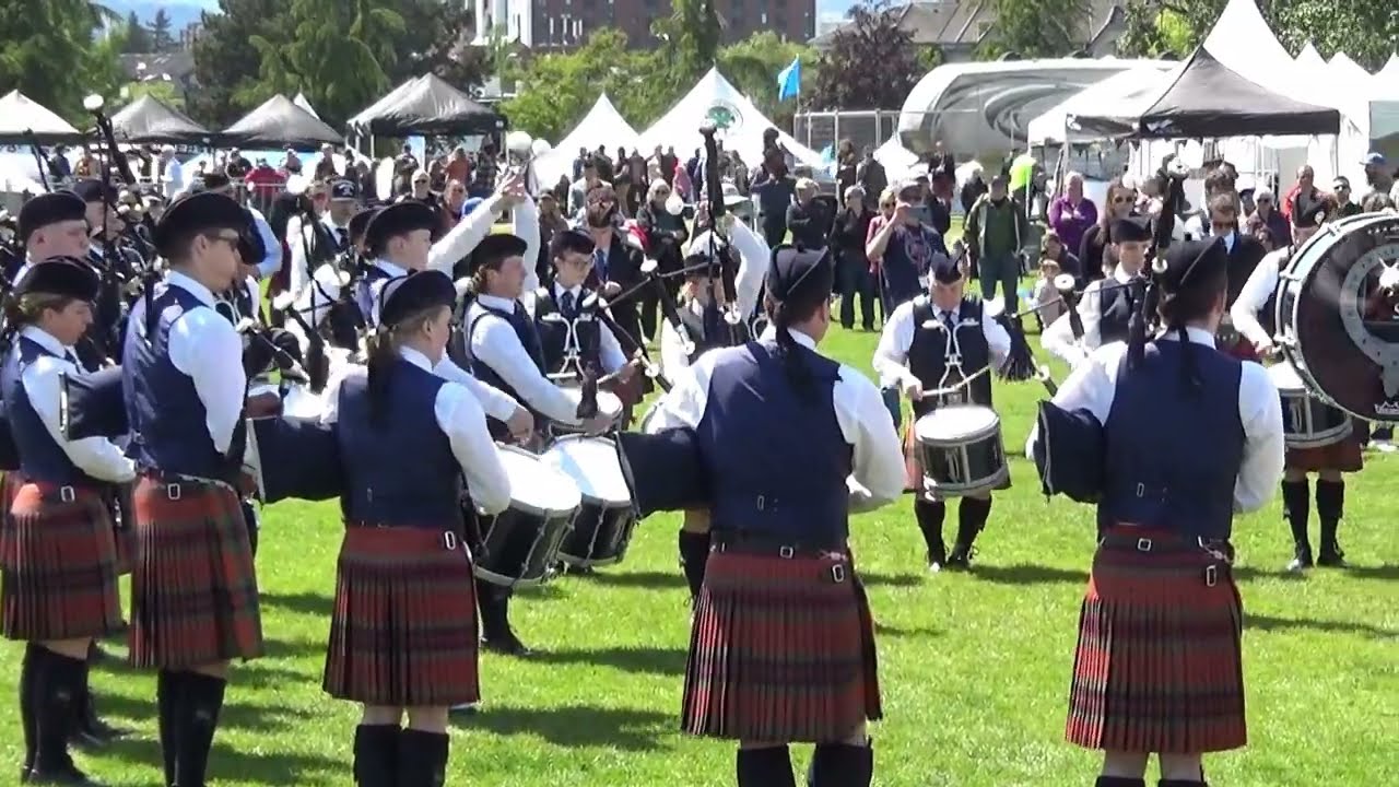 SFU Pipe Band - Drunken Landlady Medley - Victoria Highland Games 2025