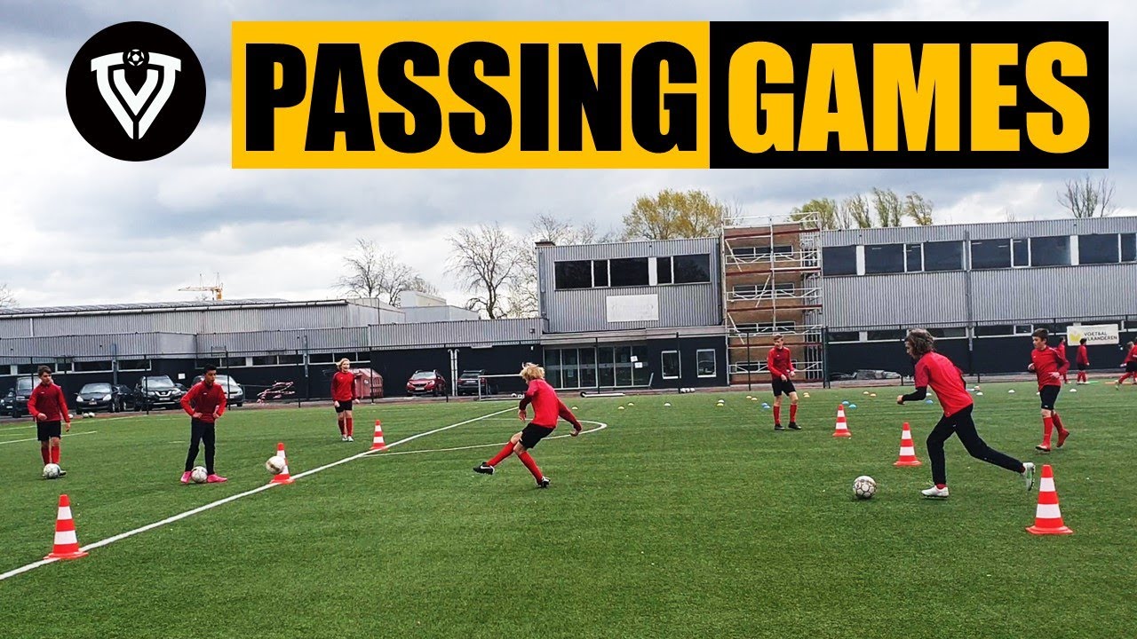 3 Passing games | Football - Soccer Exercises | U10 - U11 - U12 - U13 - U14