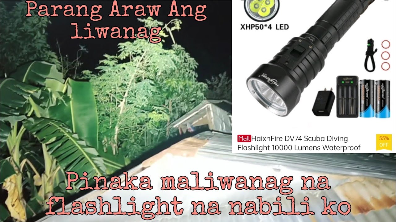 HAIXNFIRE-DV74 Diving flashlight/For Night Spearfishing/MRVINTV