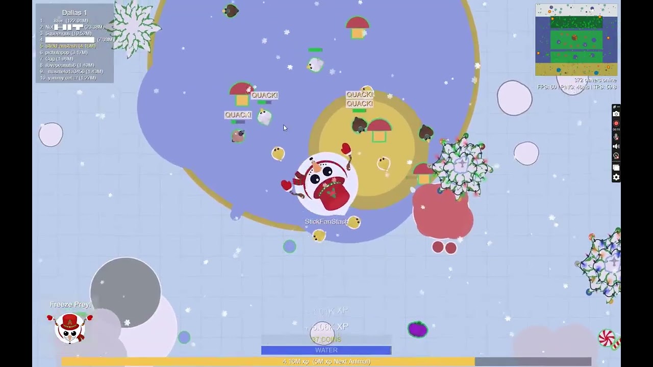 I Got To SnowMan.... Mope-io Round 3