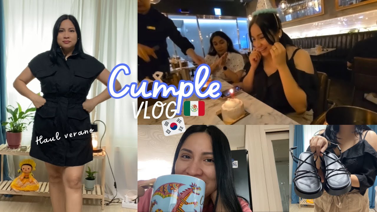 Vlog 🇰🇷 Me preparó una sorpresa😱 se acaba la edad coreana y haul de ropita 💃🏻