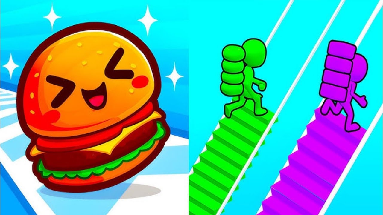 Food Run 🥗 vs Bridge Race 🧱 | Best Offline Mobile Game?