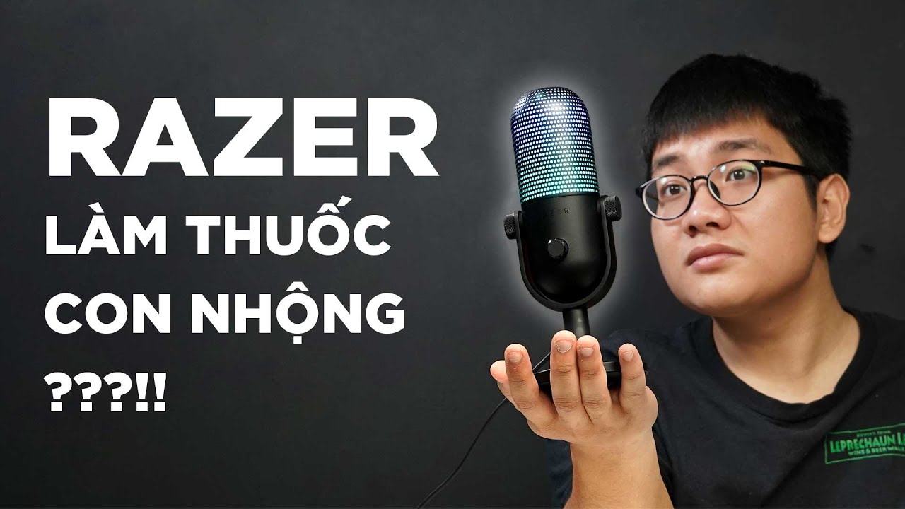 Đánh giá Mic thu âm Razer Seiren V3 Chroma: Streamer nên dùng mic này!