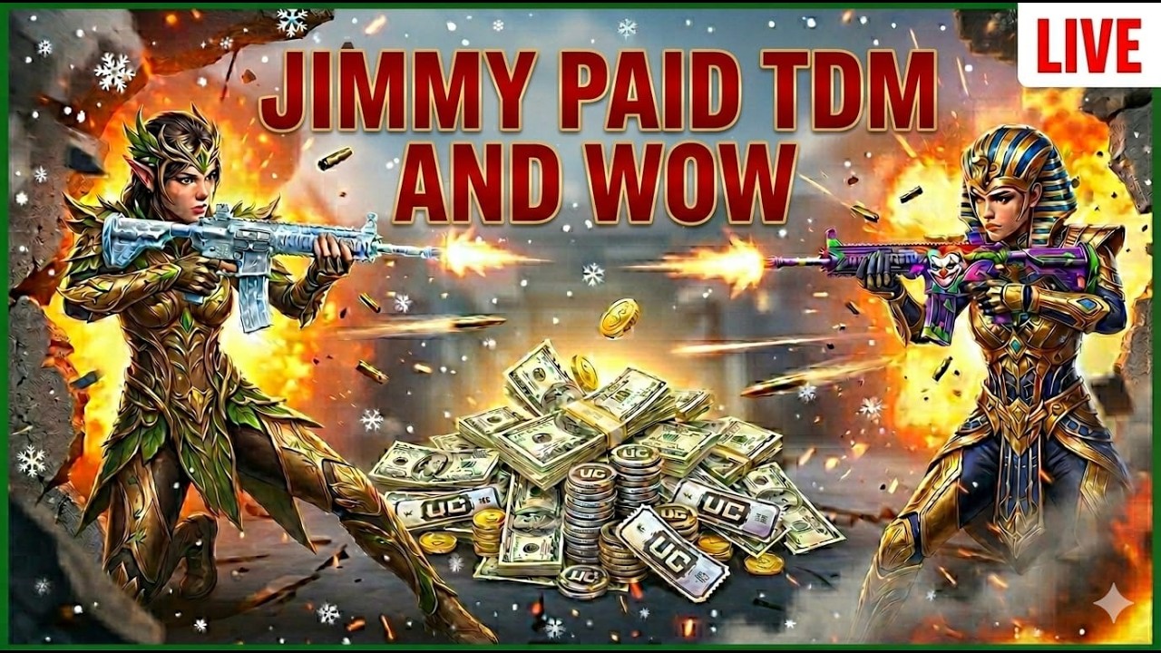 🔥 PAID TDM AND WOW BGMI MATCHES | BGMI LIVE