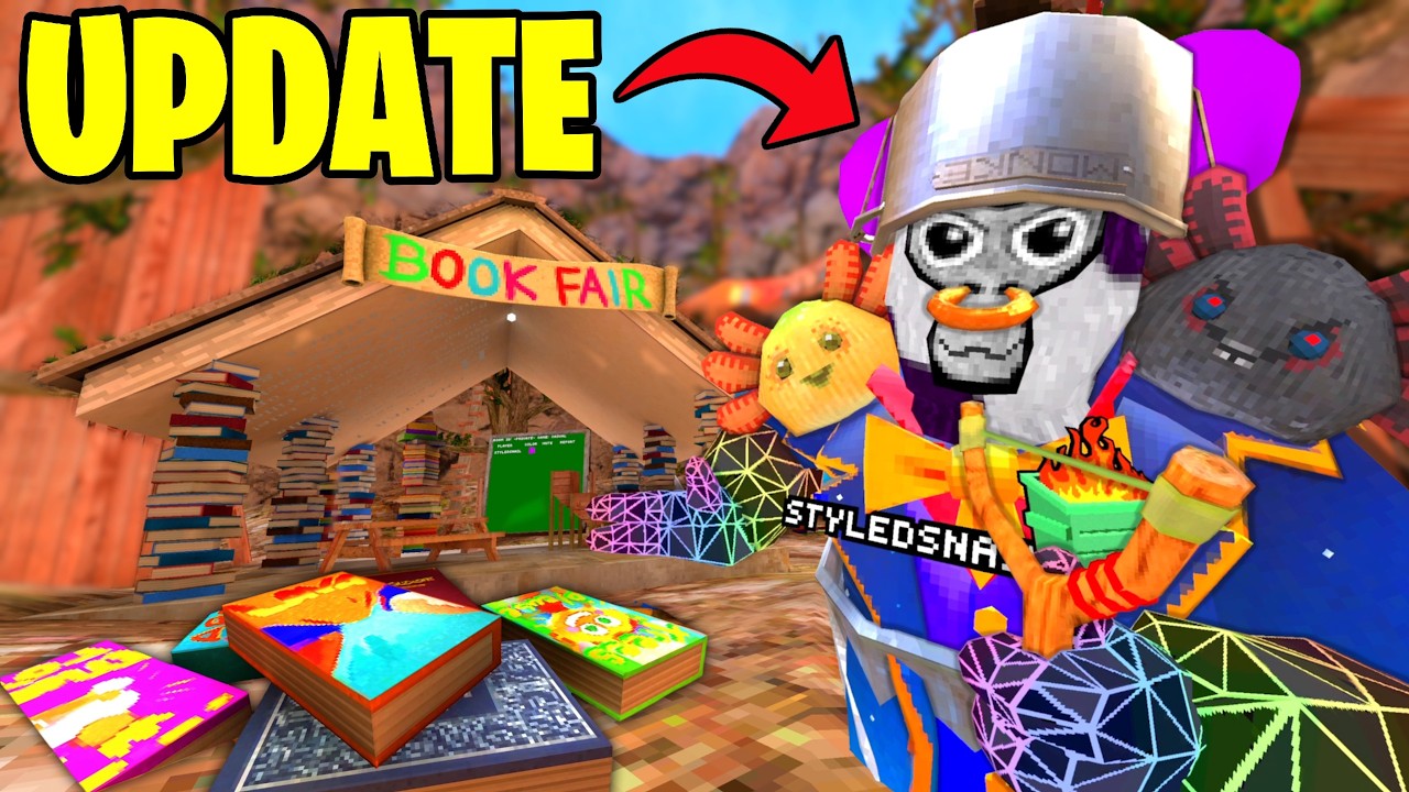 NEW Gorilla Tag BOOK FAIR Update (FFA Paintbrawl)