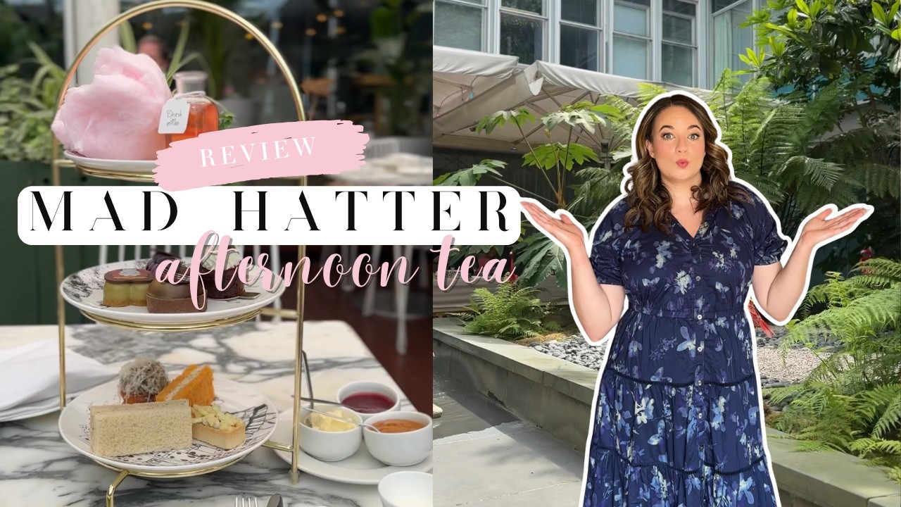 I tried the best rated afternoon tea in London - whimsical AND delicious!