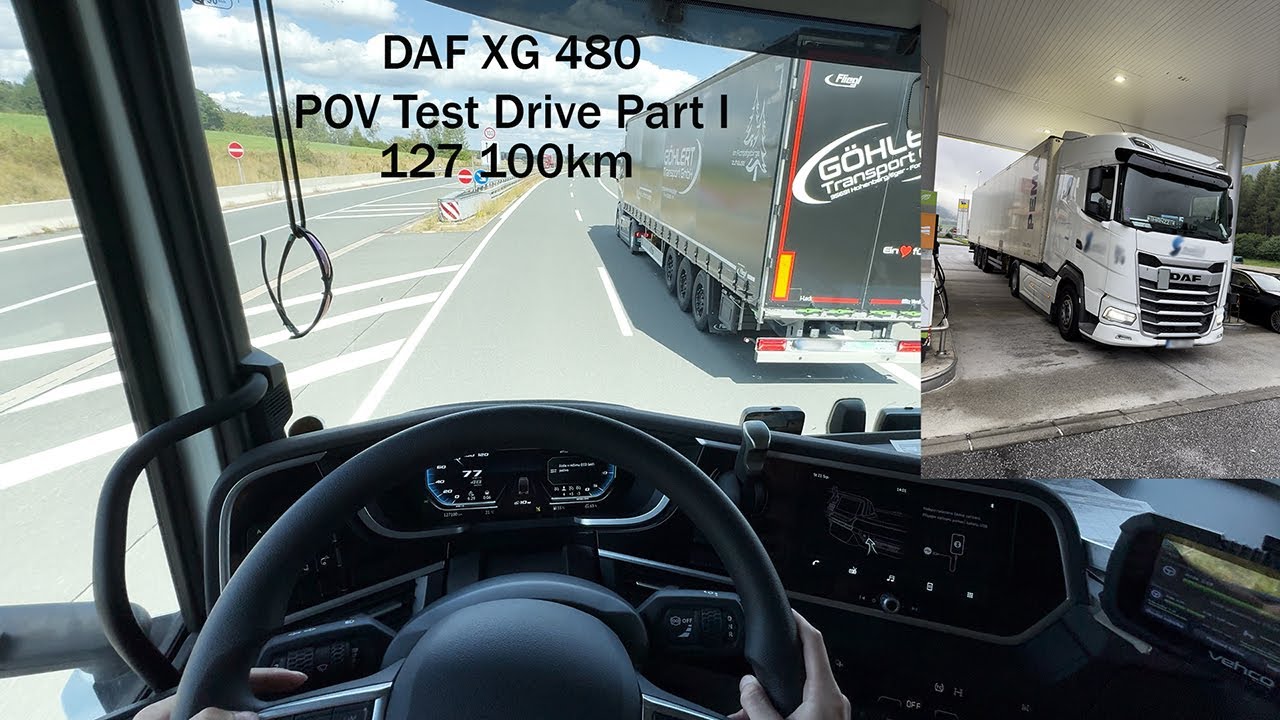 DAF XG 480 🚚 POV TEST DRIVE PART I Trucker On The Road 😎