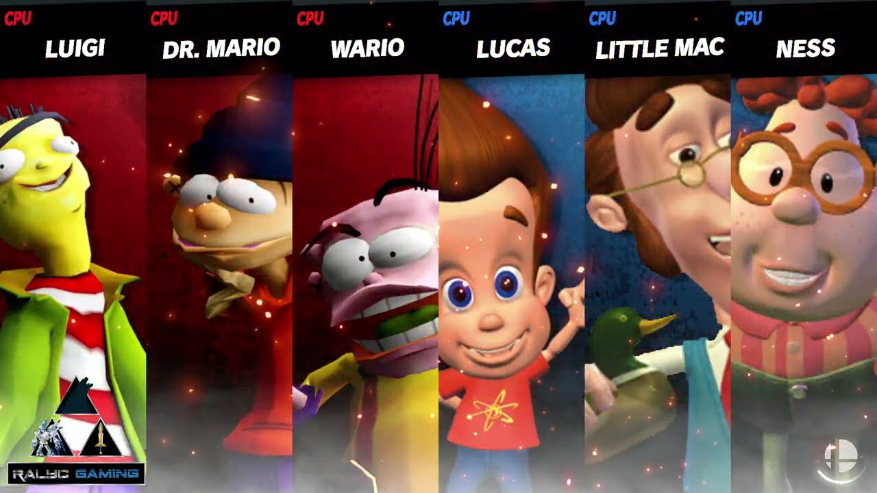 Smash Mods: Ed, Edd n' Eddy vs Jimmy, Hugh and Carl