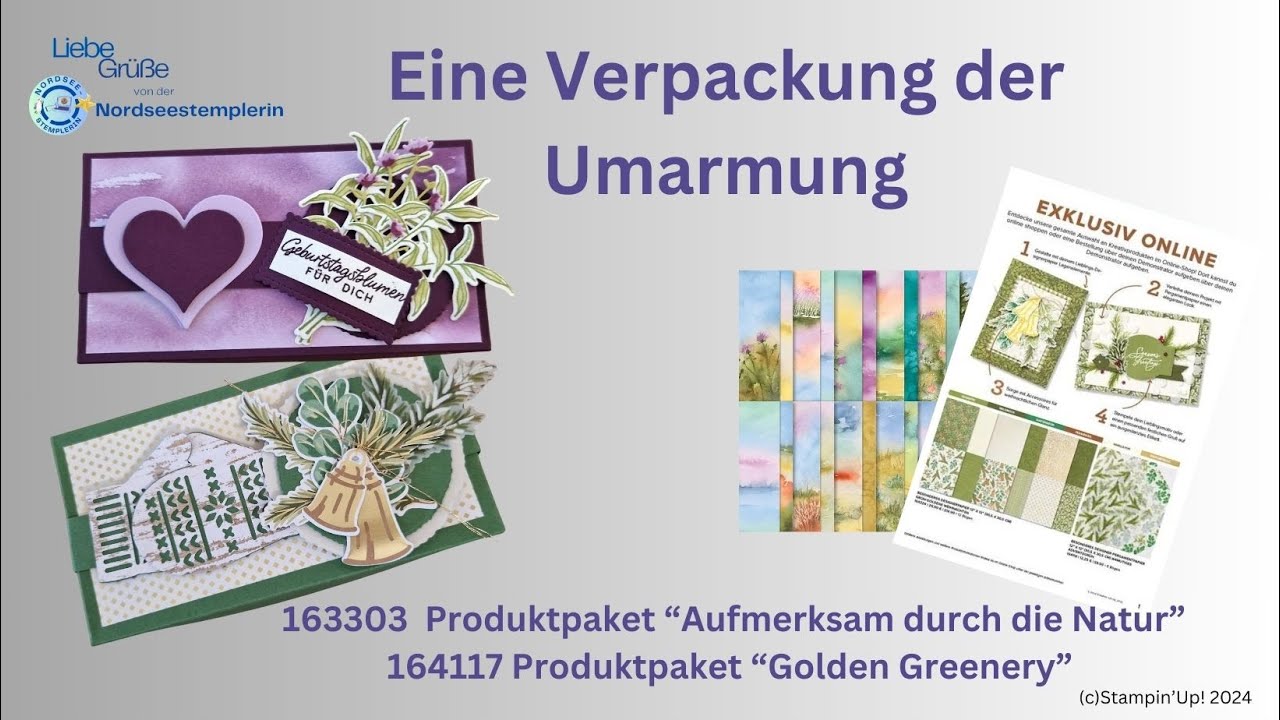 Eine Verpackung mit Umarmung - Produktpaket: Aufmerksam durch die Natur – Stampin’Up!