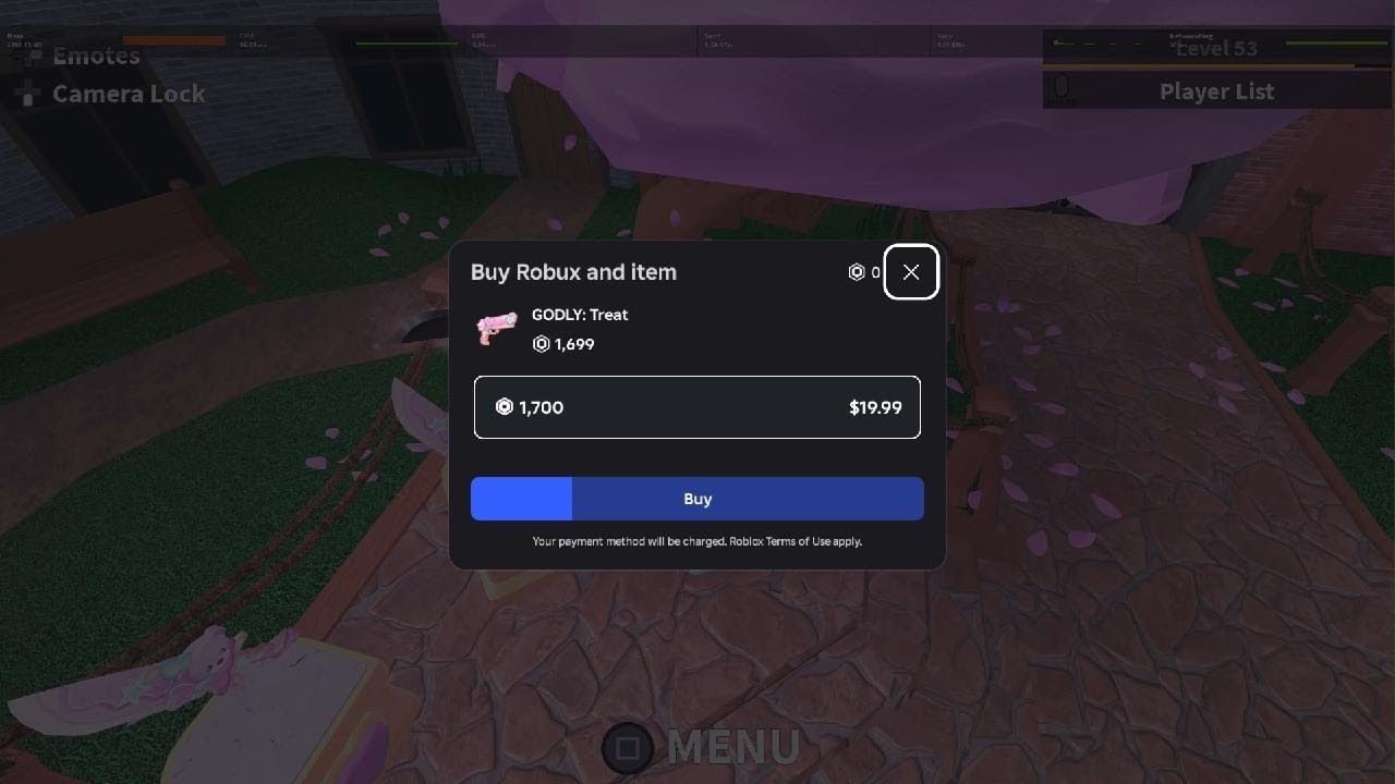 Playing MM2 valentine's day update