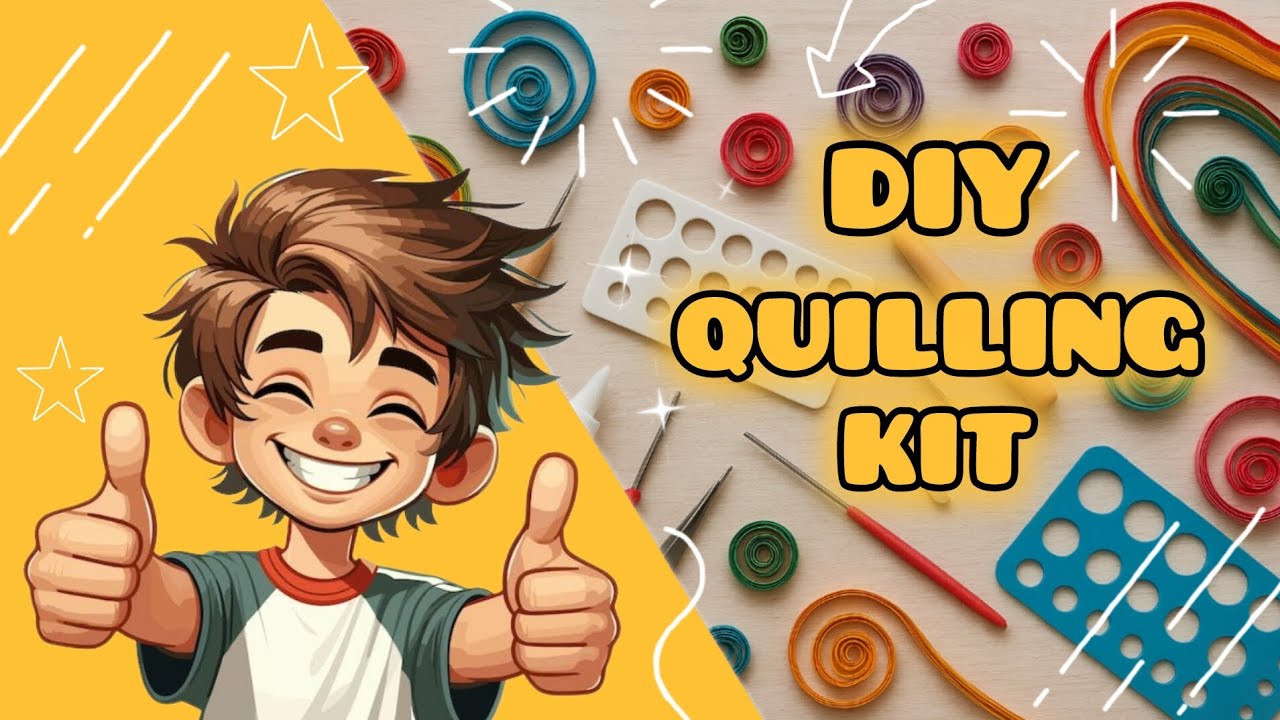 DIY QUILLING KIT 😱😱 || FROM JUGAAD #diycrafts #quilling #quillingcrafts #craftwithbro