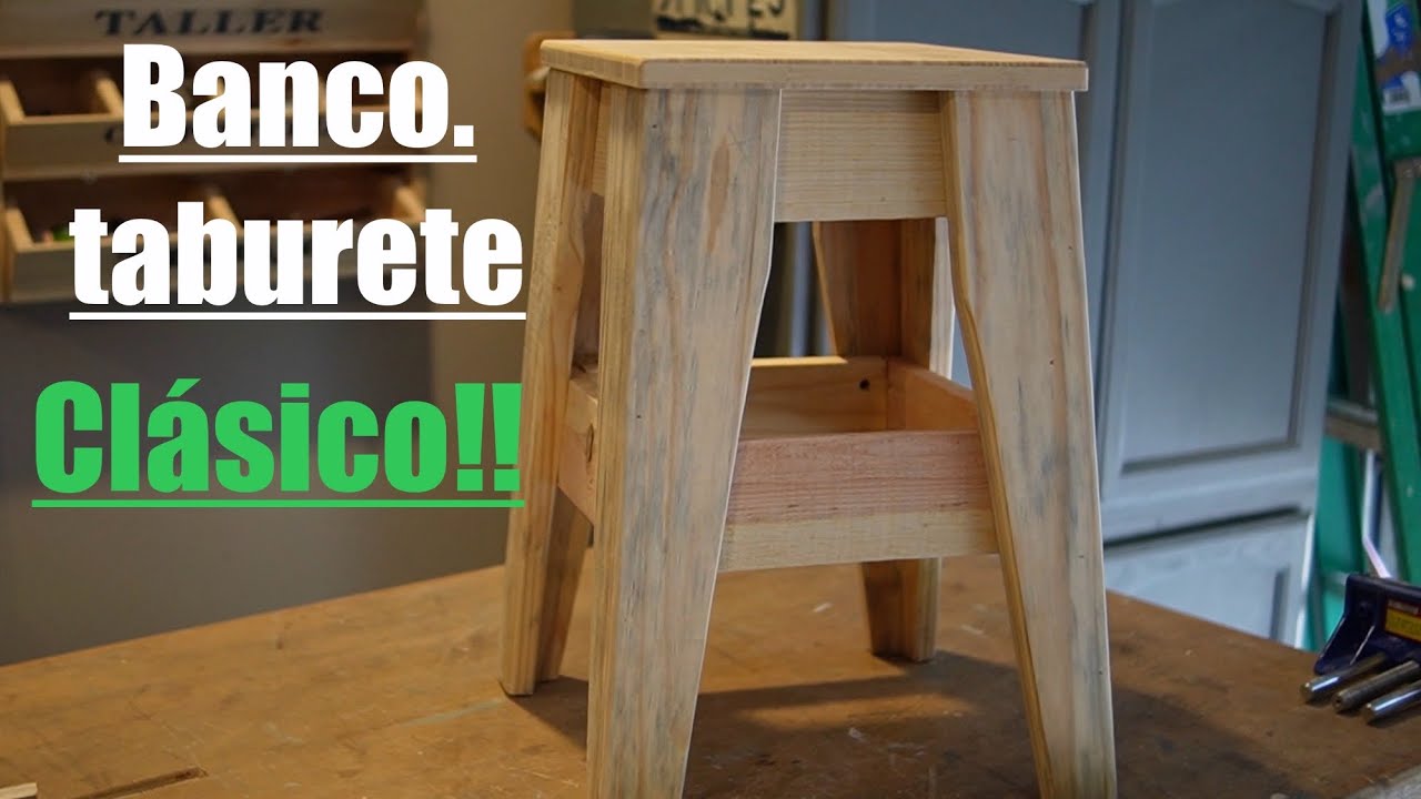 Cómo hacer banco / taburete