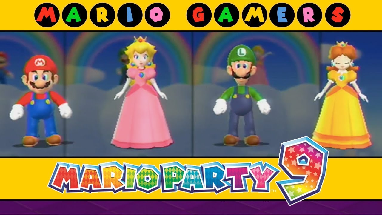 Mario Party 9 - Choice Challenge (Mario, Luigi, Peach & Daisy)