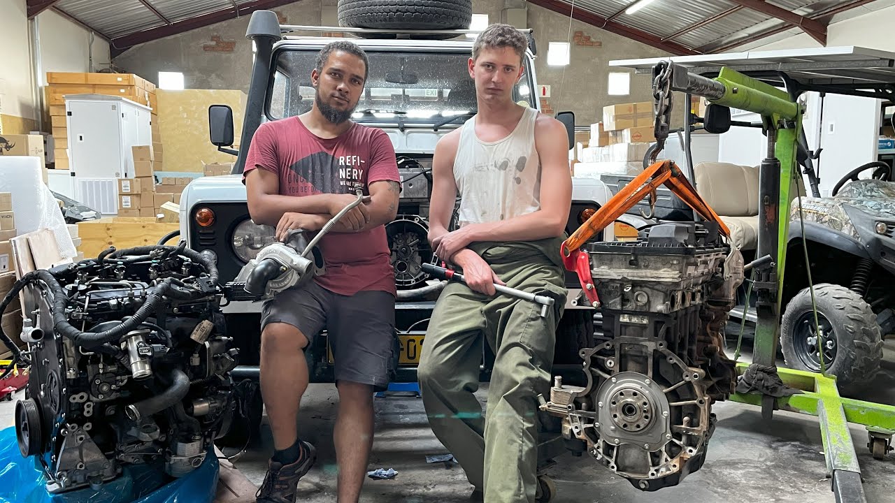 Land Rover Defender 2.4 Puma Engine Replacement