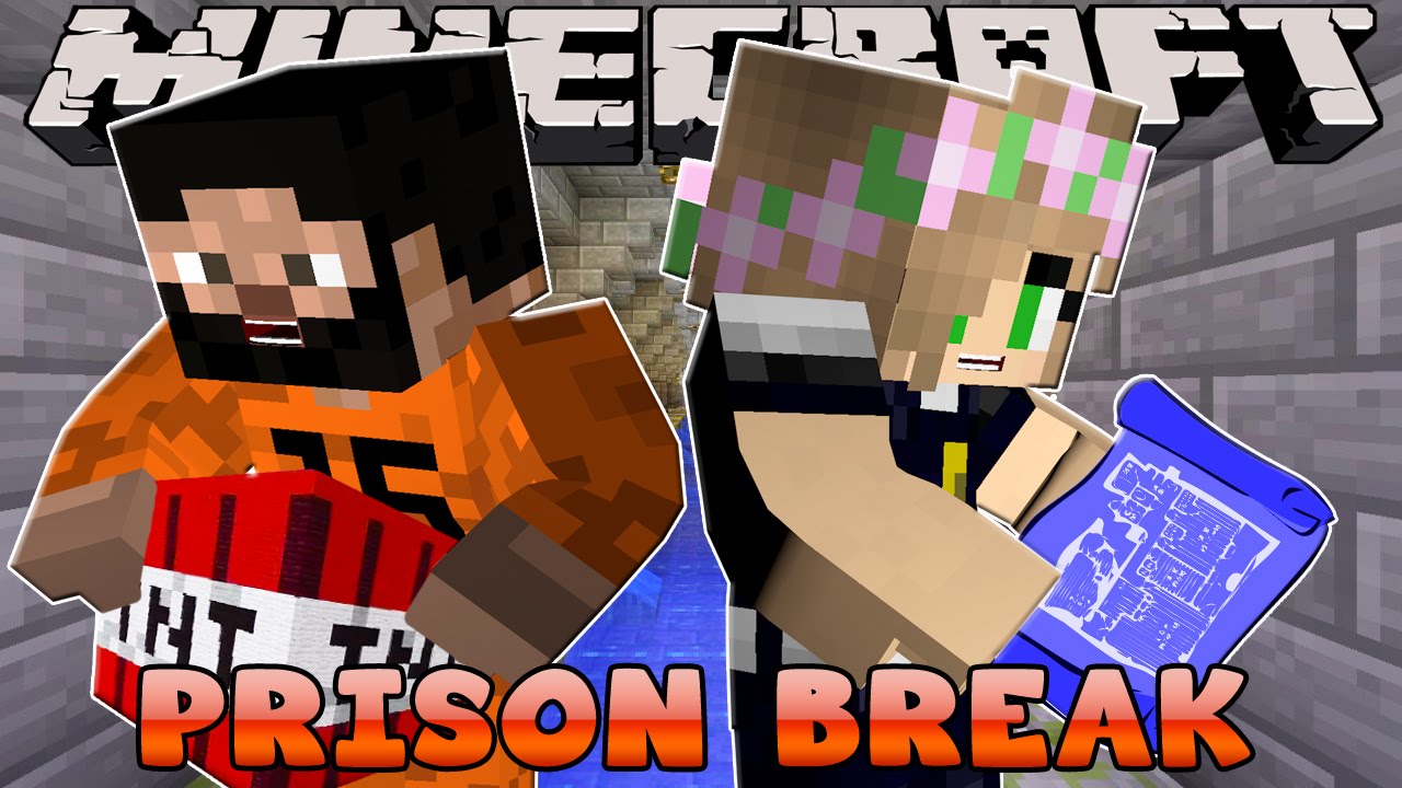 Minecraft - Prison Break : LITTLE KELLY EXPLORES THE PRISON SEWERS!