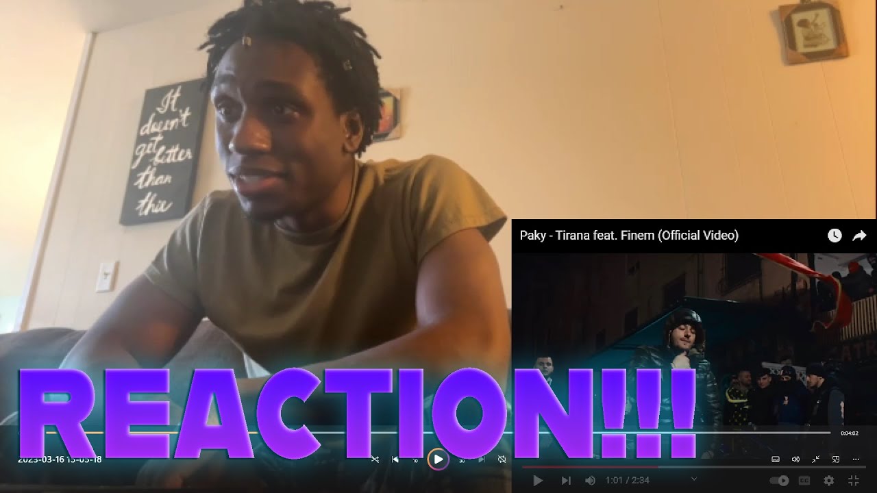 THIS SONG HEAT!!! Paky - Tirana feat. Finem (REACTION)