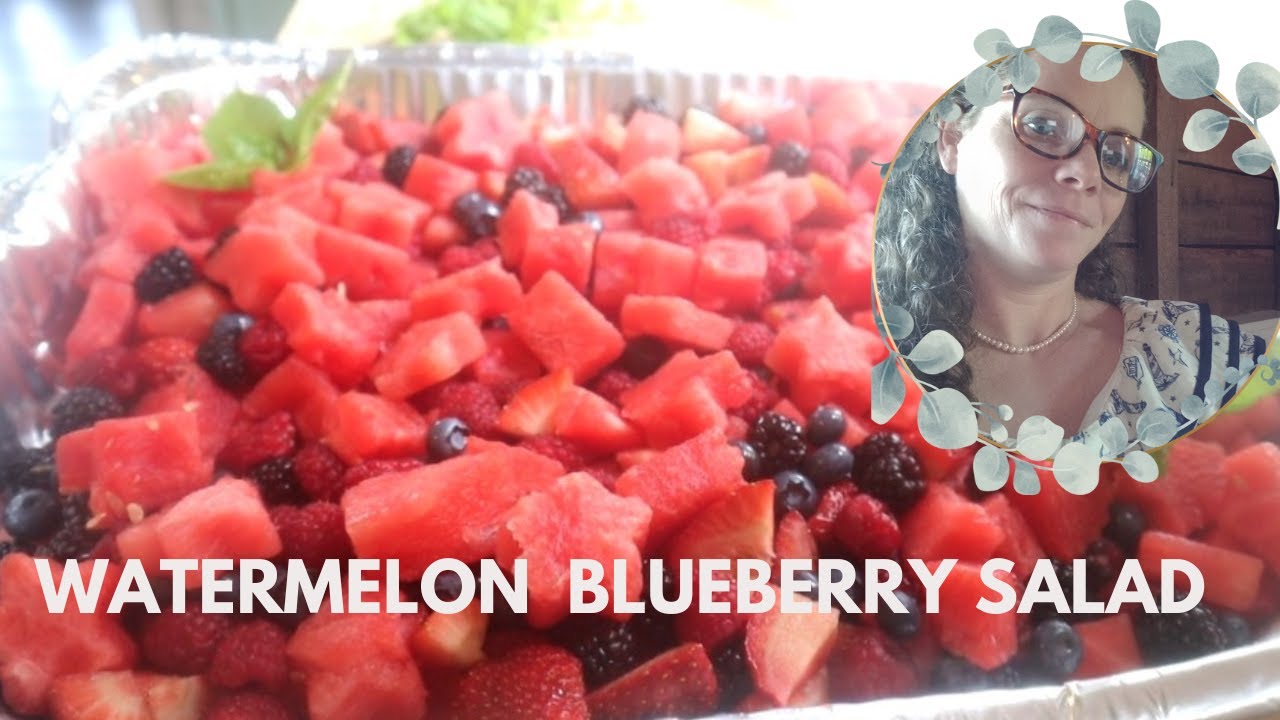 4th July Watermelon Blueberry Salad