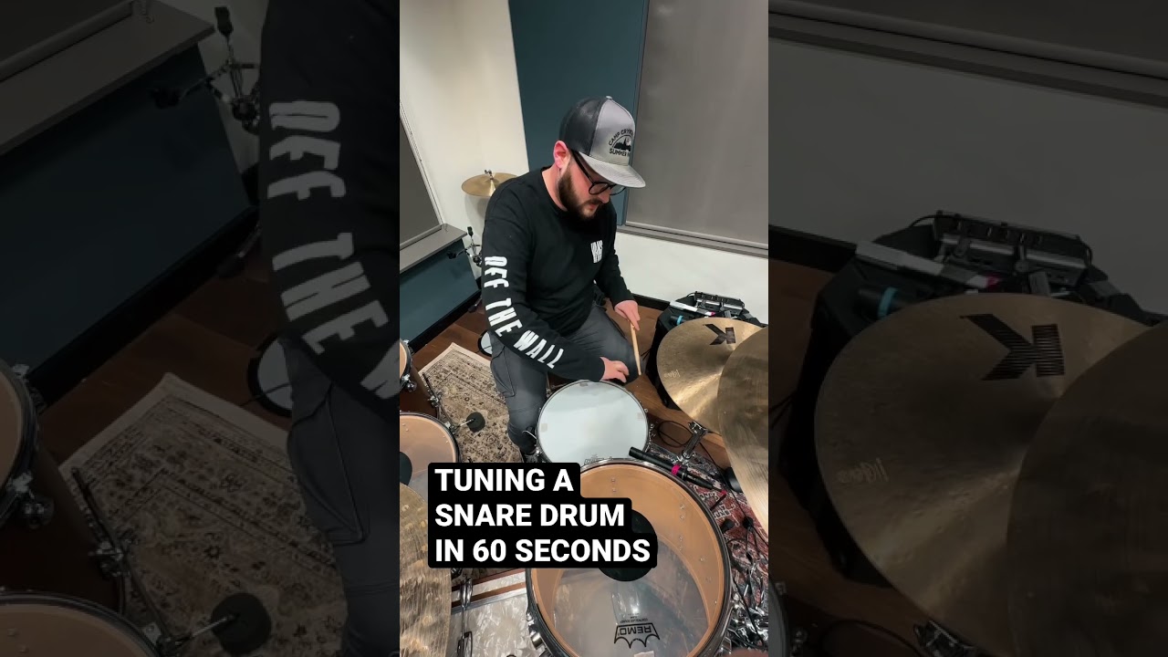 Tuning a snare drum in 60 seconds | Elevation Worship