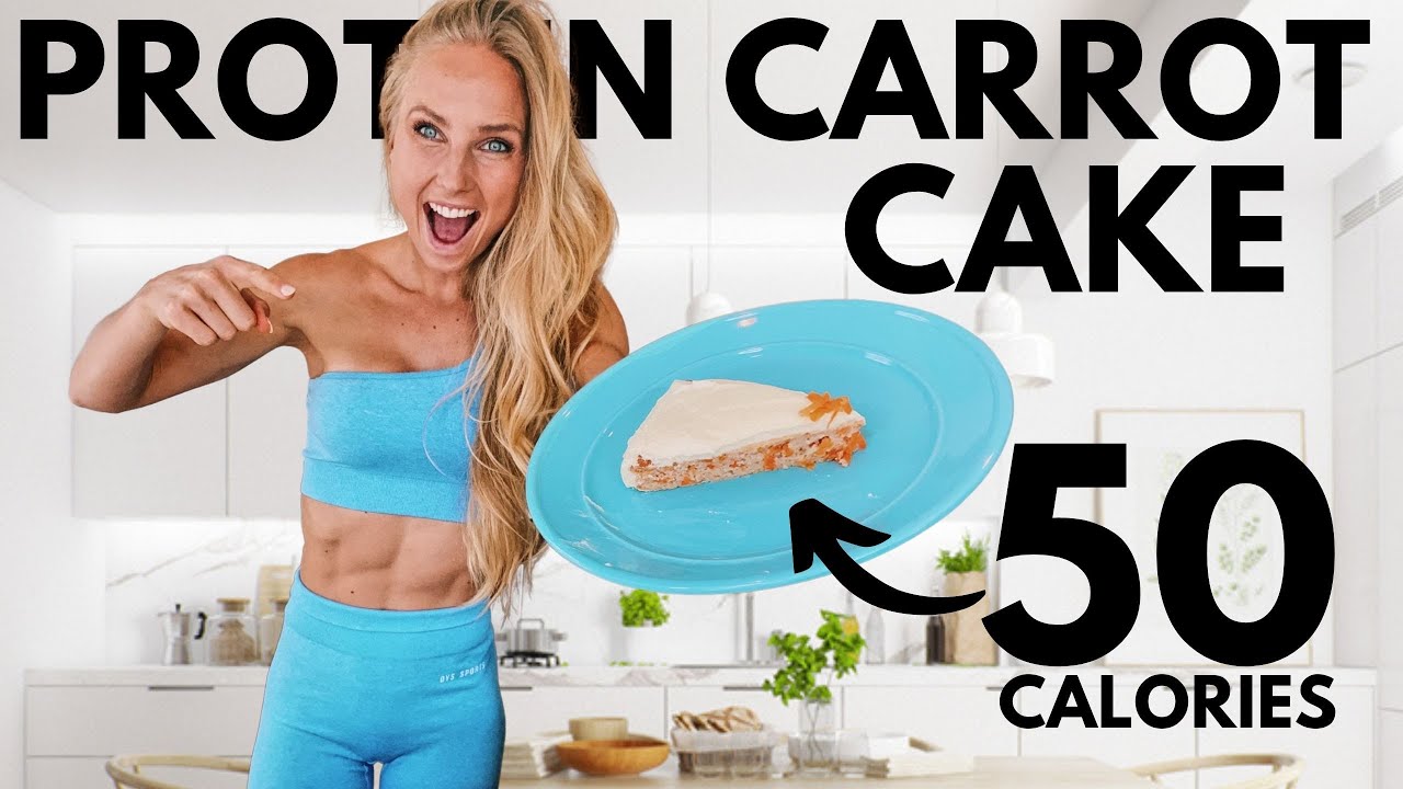 50 cal Protein Carrot Cake Recipe (my new favorite) easy and quick low calorie anabolic dessert!
