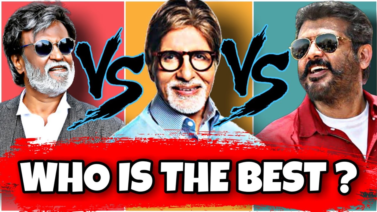 Rajinikanth Vs Amitabh Bachchan Vs Ajith Kumar Comparison 2020 || YGB Filmy Media