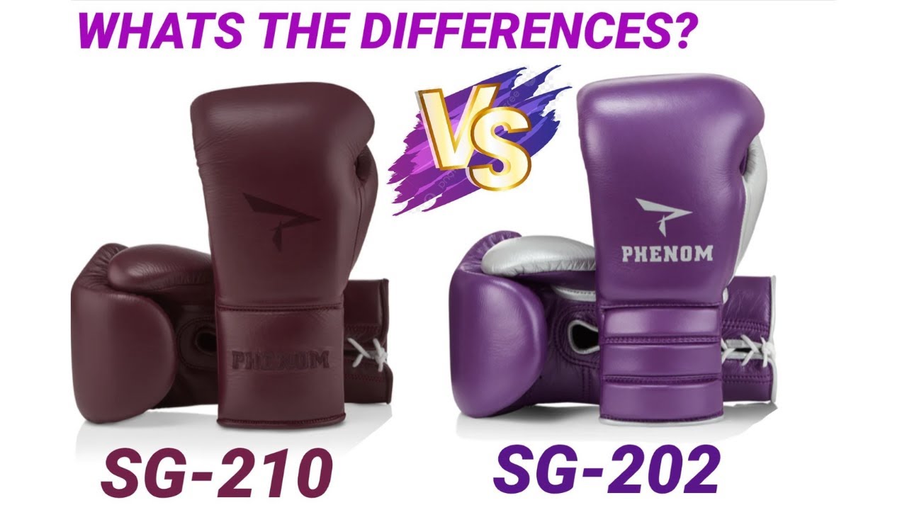 Phenom SG-210 AND SG-202 Lace Up Boxing Gloves - WHATS THE DIFFERENCE?