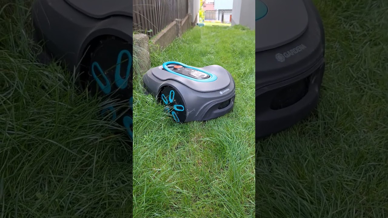 Mowing tall and overgrown grass with the Gardena Sileno MAX 800 robotic lawnmower