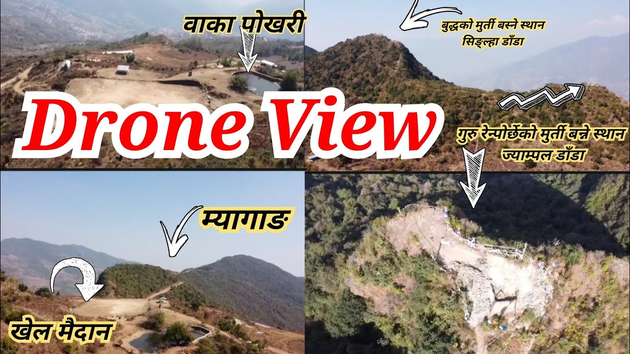 Semjong Waka Beautiful Drone View @Semjong @Dhading