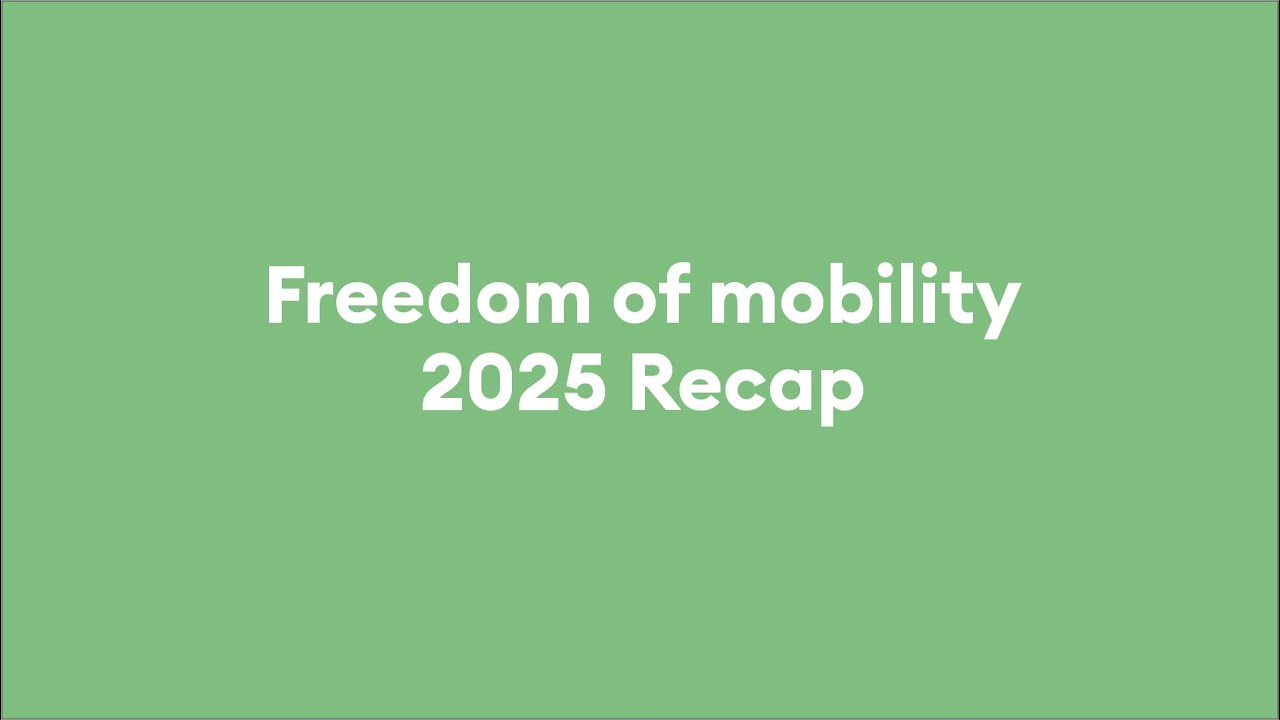 Freedom of Mobility Recap: The Impact We Made Together