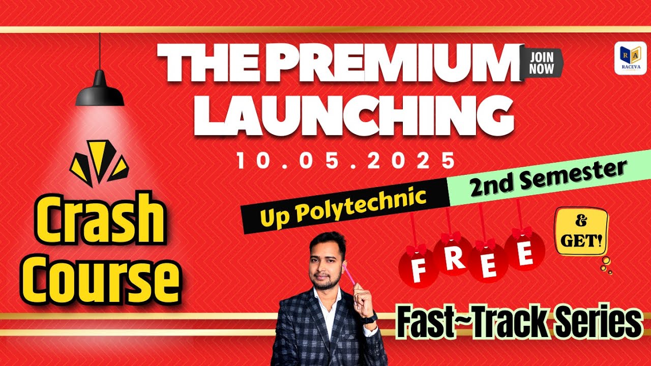 Up Polytechnic 2nd Semester Crash Course 2025 | Bteup Exam Preparation in 7 Days | #racevasemester