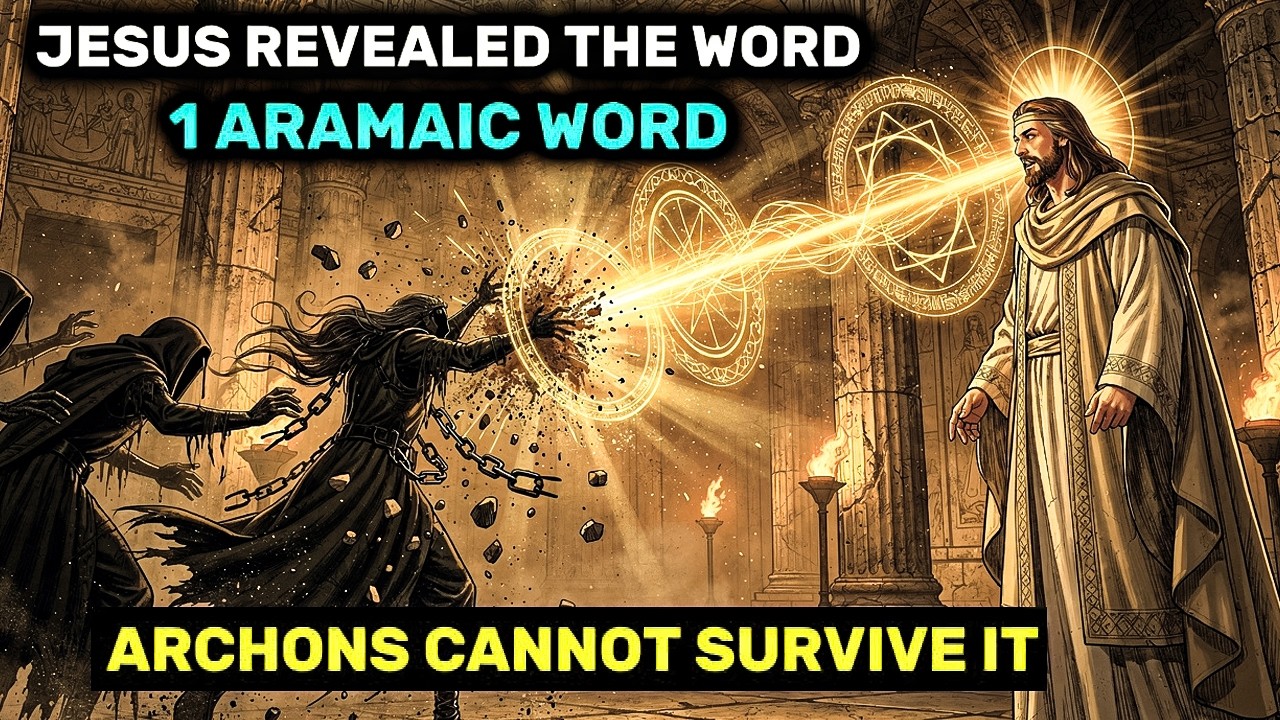 Jesus Spoke 1 Aramaic Word That Made Archons Flee — The Church Translated It to Hide Your Power