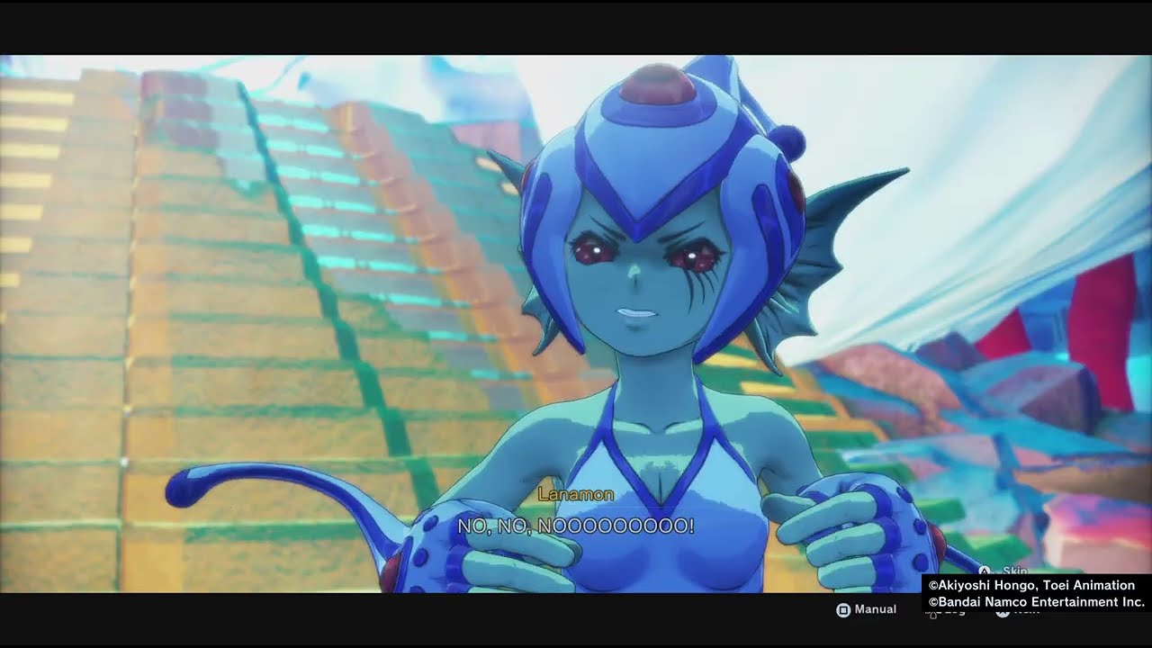 Digimon Story Time Stranger Abyss Throne Lanamon/Calmaramon