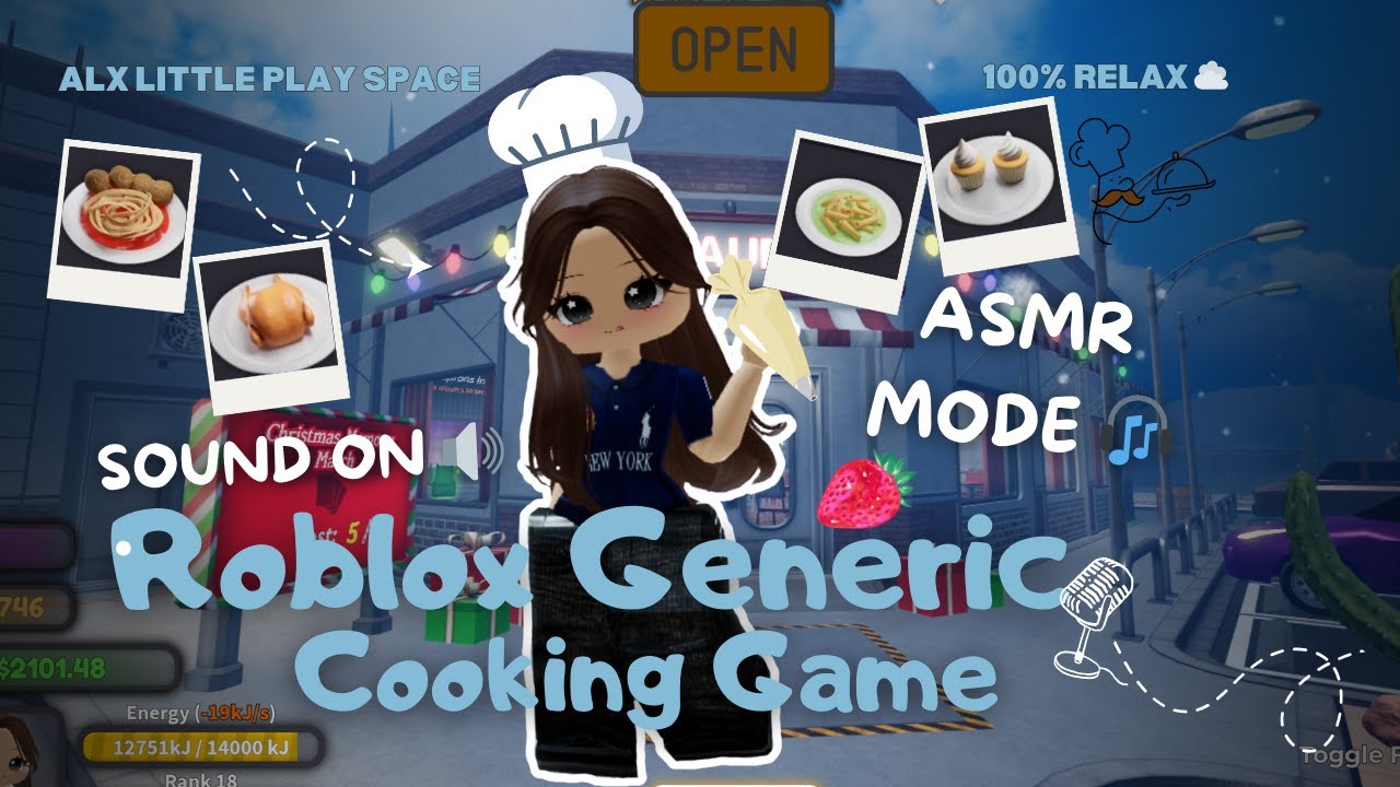 [ASMR] Preparing Orders in Roblox 🥩🔪 (Satisfying Sounds)