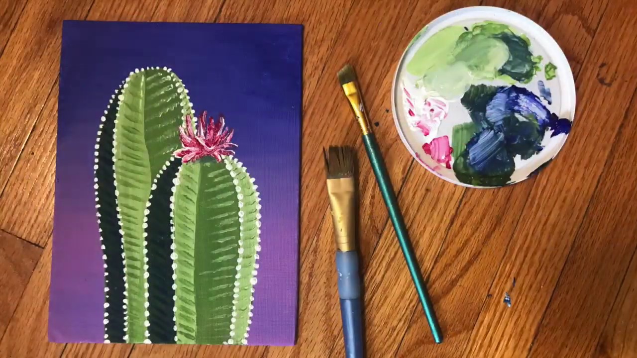 Simple Acrylic Cactus