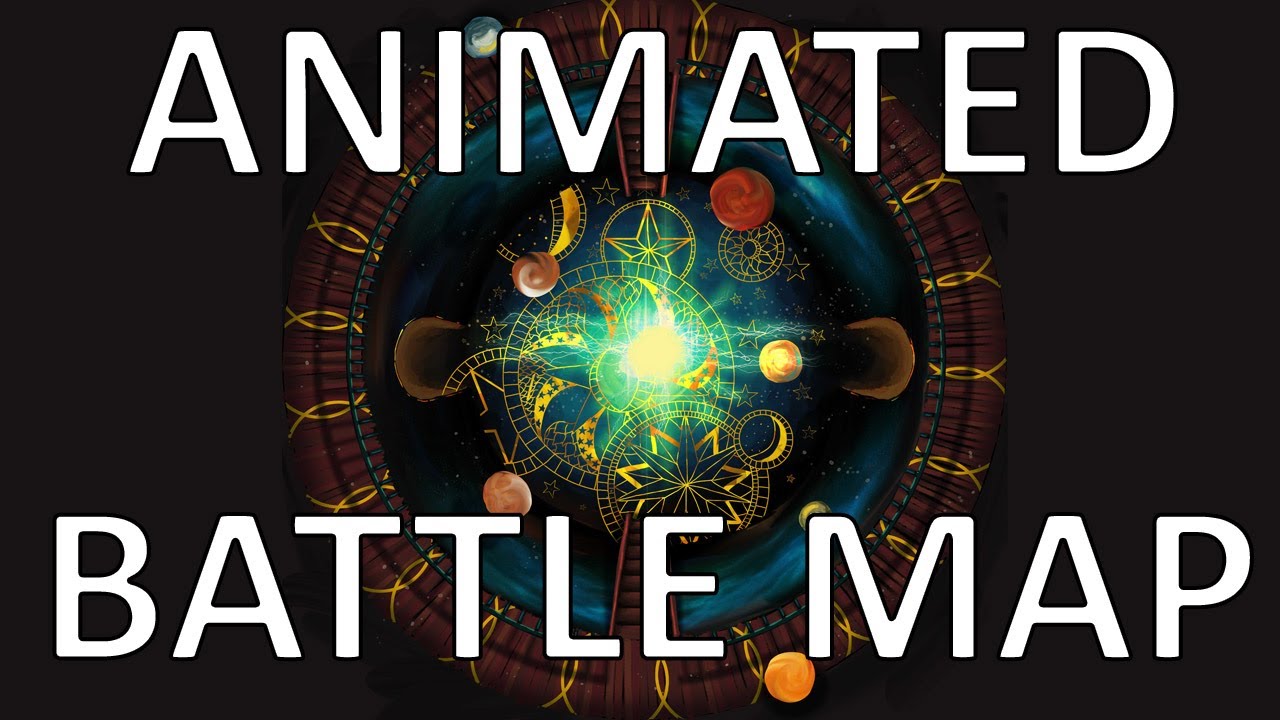Animated Battle Map for D&D - Astronomy Hall by Domille's Wondrous Works