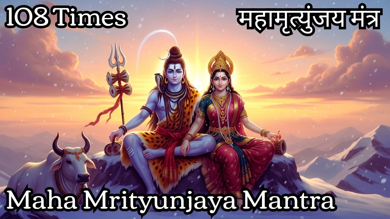 🔴 Maha Mrityunjaya Mantra 108 TIMES    महामृत्युंजय मंत्र   MOST POWERFUL MANTRA of SHIVA